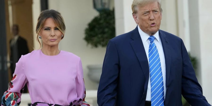 Melania Trump und Ehemann Donald Trump.