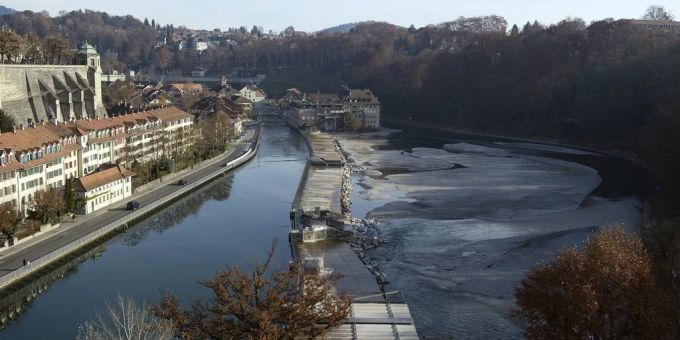 In der Nähe des Schwellenmätteli verschwand eine Person am Montagabend. schwellenmätteli bern vermisste person suche