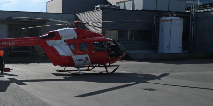 Bazenheid: Bei Arbeitsunfall unbestimmt verletzt. Bazenheid: Arbeitsunfall