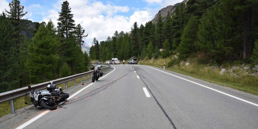 Unfall in Pontresina