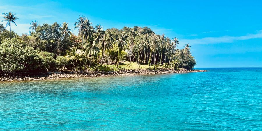 Blues Meer, tropische Insel. Koh Kood Thailand