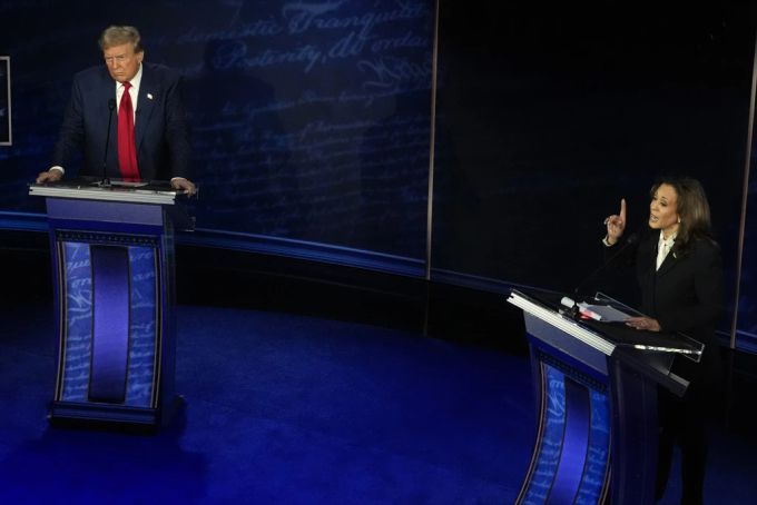 Kamala Harris gilt als Gewinnerin der ersten Präsidentschaftsdebatte - dies wird aber wohl keinen Einfluss auf das Wahlverhalten haben. Harris Debatte