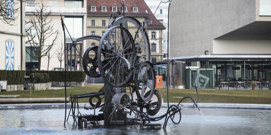 Jo-Siffert-Brunnen von Jean Tinguely