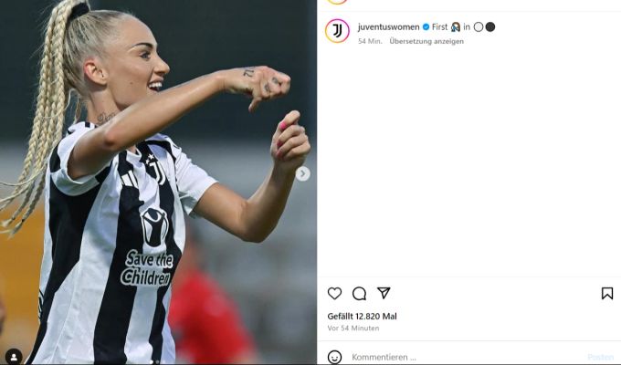 Alisha Lehmann: Tor bei Debüt für Juventus Turin | Nau.ch