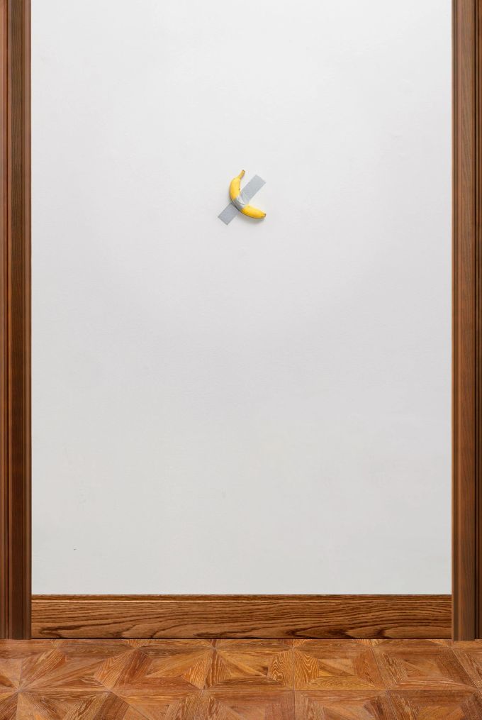 Das Kunstwerk «Comedian» von Maurizio Cattelan wurde versteigert Sotheby's/dpa banane 6,2