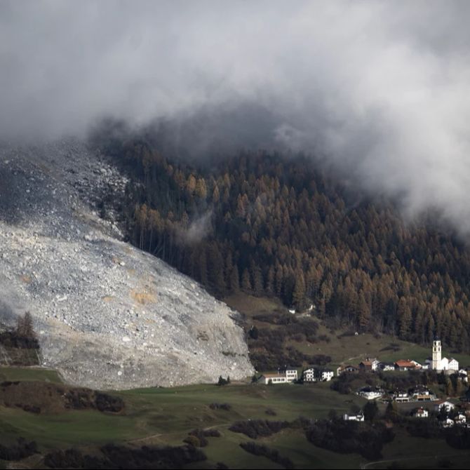 Brienz GR Schuttmassen