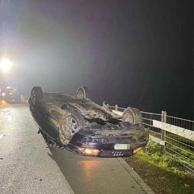 Audi Unfall Dach Aargau