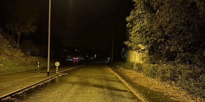 Unfallstelle in Mörschwil.