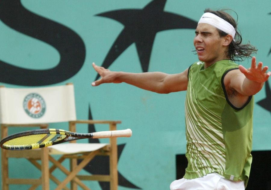 2005 gewinnt Rafael Nadal die French Open als Teenager. Es ist bei der ersten Teilnahme in Paris gleich der erste Triumph.