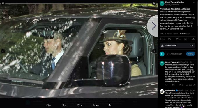 Prinzessin Kate besuchte kürzlich einen Gottesdienst. Prinzessin Kate