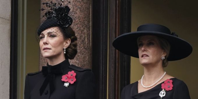Prinzessin Kate und Herzogin Sophie zeigten sich am Sonntag gemeinsam in der Öffentlichkeit. Kate Middleton