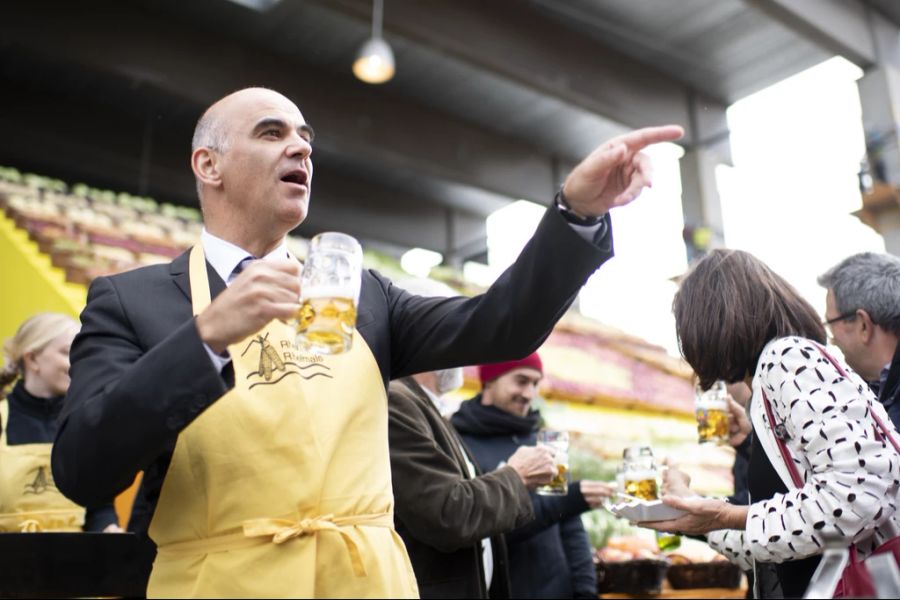 Alain Berset Bier Olma