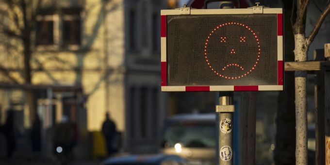 Eine solche Smiley-Anzeige stellt sich Markus Knauss vor. Smiley