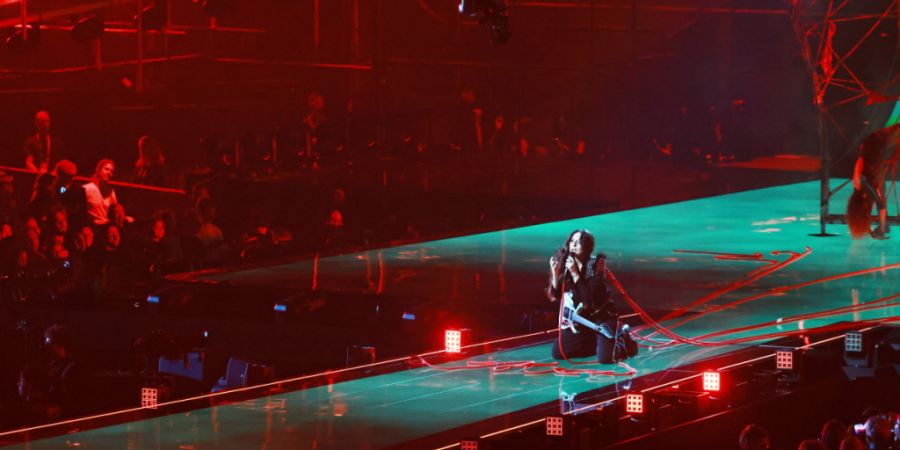 Veronica Fusaro bei der letzten Generalprobe vom Donnerstagnachmittag, bevor es am Abend ernst wird in der Wiener Stadthalle.