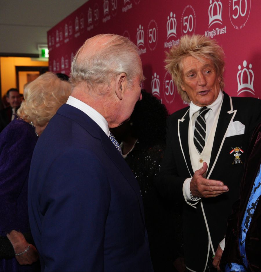 König Charles Rod Stewart
