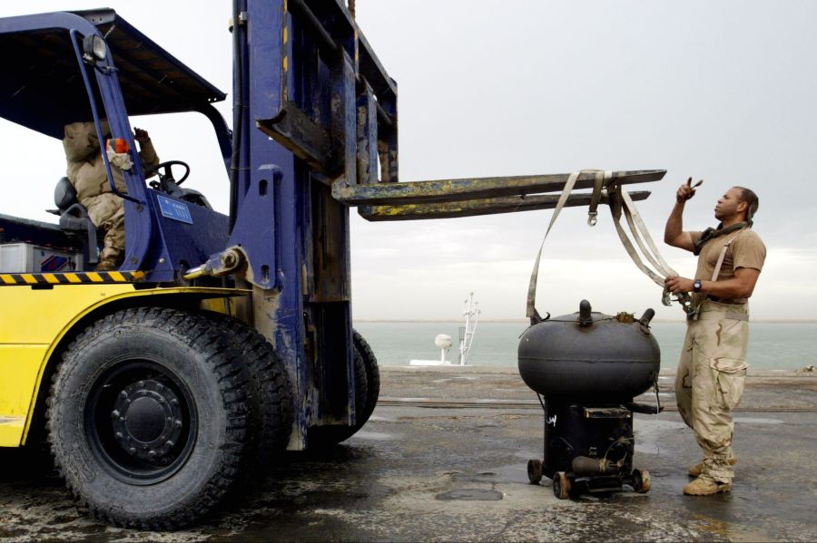 Teheran verminte die Meerenge nach Kriegsbeginn wohl. (Symbolbild einer Grundmine)