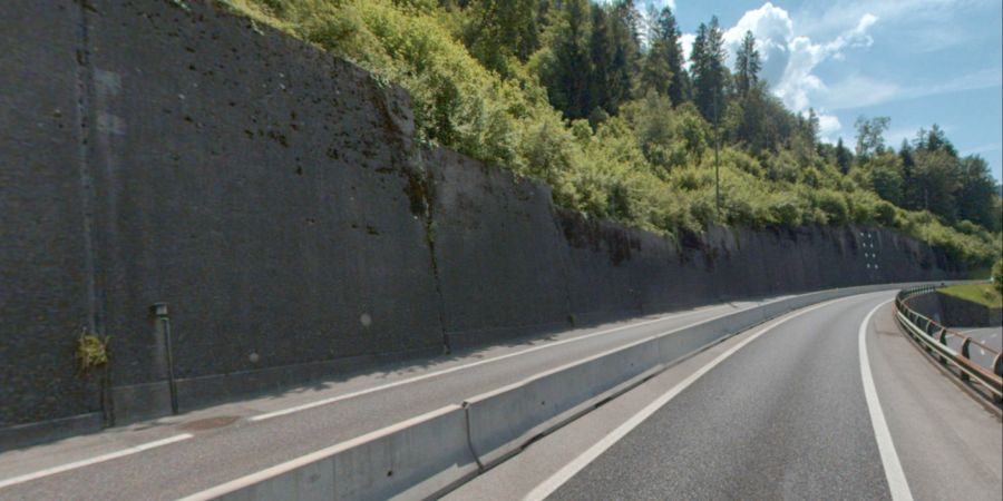 Därligen Stützmauer Umfahrung