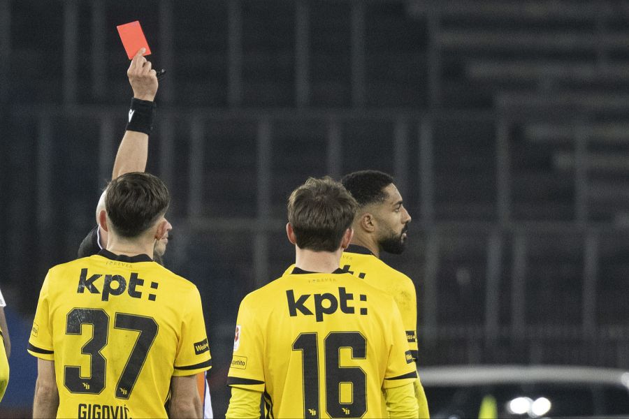 YB Wüthrich Platzverweis