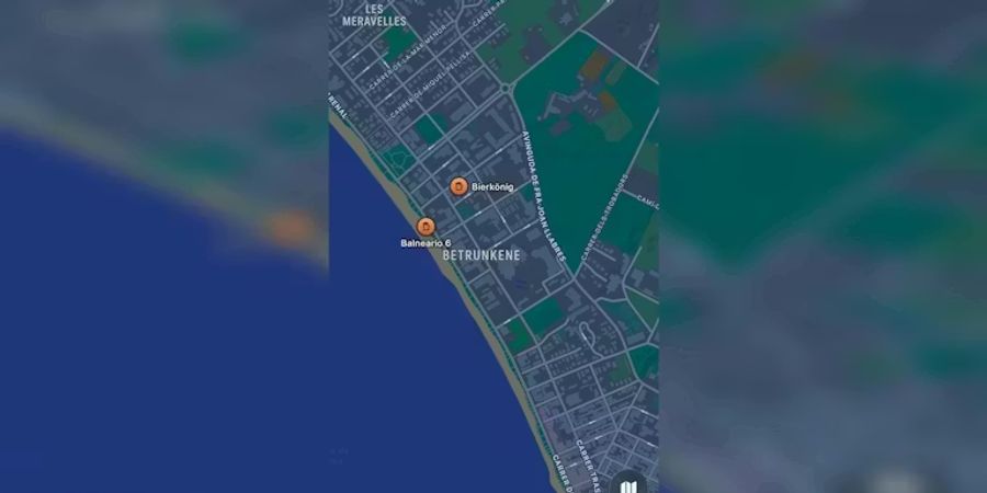 betrunkene apple maps