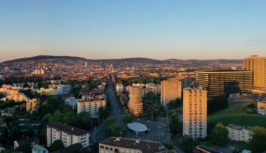So würde die Aussicht aus dem Sphinx-Hochhaus aussehen.