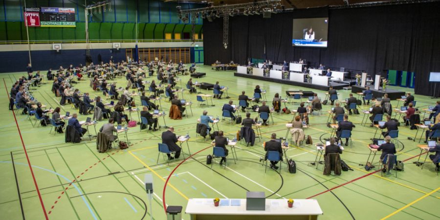 Während der Coronapandemie tagte das Luzerner Kantonsparlament in der Stadthalle Sursee. (Archivaufnahme)