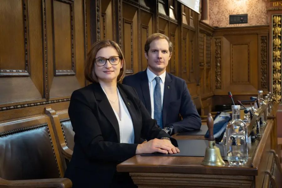 Gianna Hablützel-Bürki und Michael Hug