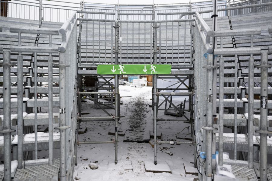 Bei den Fluchtwegen am Weltcup Adelboden wurden Mängel festgestellt.