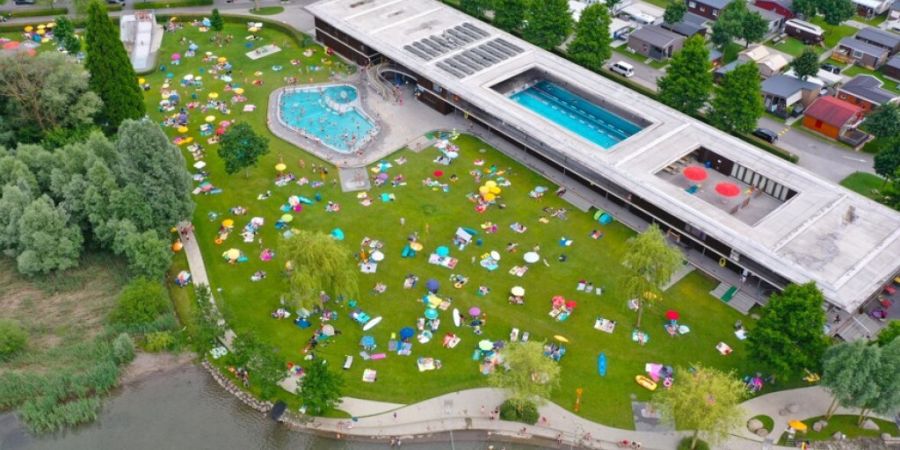 Das Seefeld-Areal aus der Vogelperspektive.