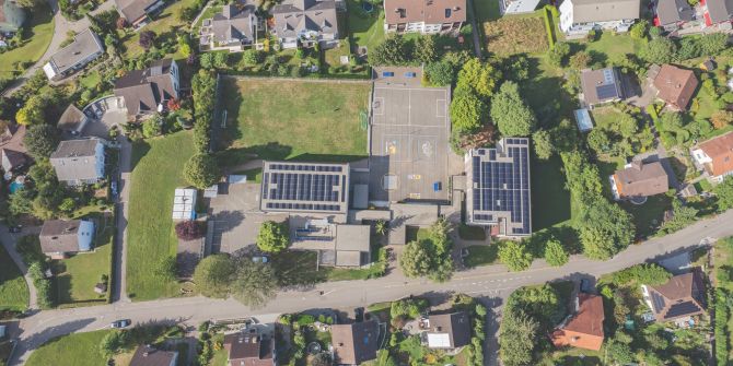 Uzwil Schulraum Vogelperspektive