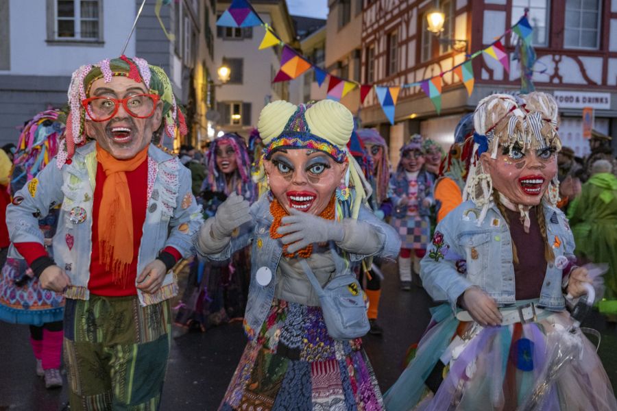 Rund 25'000 Personen hielten sich wegen der Tagwache in der Altstadt von Luzern auf.