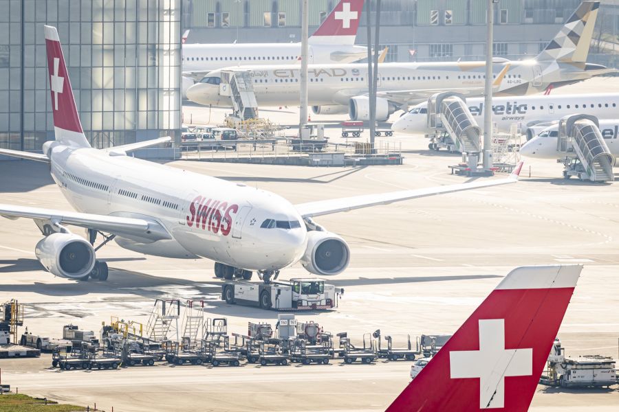 Am 5. März landete ein Swiss-Sonderflug in Zürich.