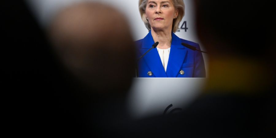 ARCHIV - Ursula von der Leyen, Präsidentin der Europäischen Kommission, spricht bei der 62. Münchner Sicherheitskonferenz. Foto: Sven Hoppe/dpa