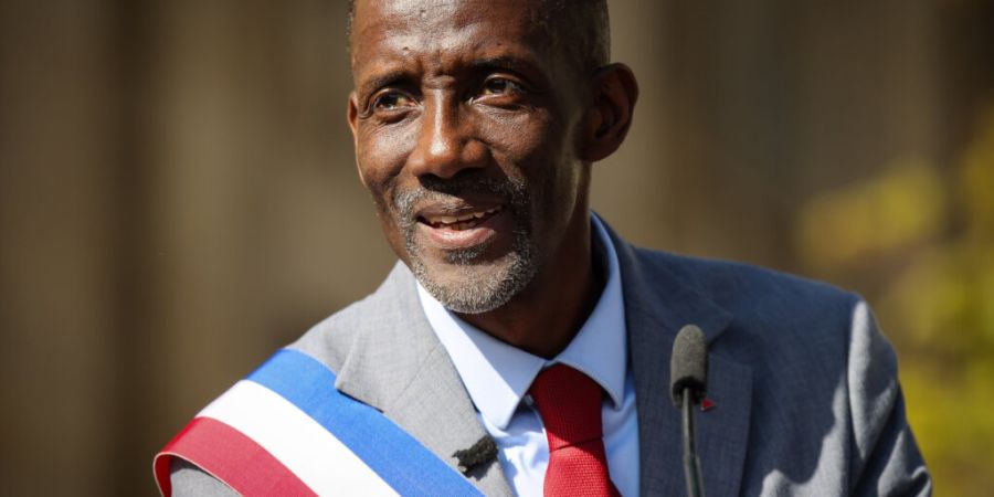 Der Bürgermeister von Saint-Denis, Bally Bagayoko, verstand das Abhängen des Porträts von Präsident Emmanuel Macron als symbolische Geste. (Archivbild)