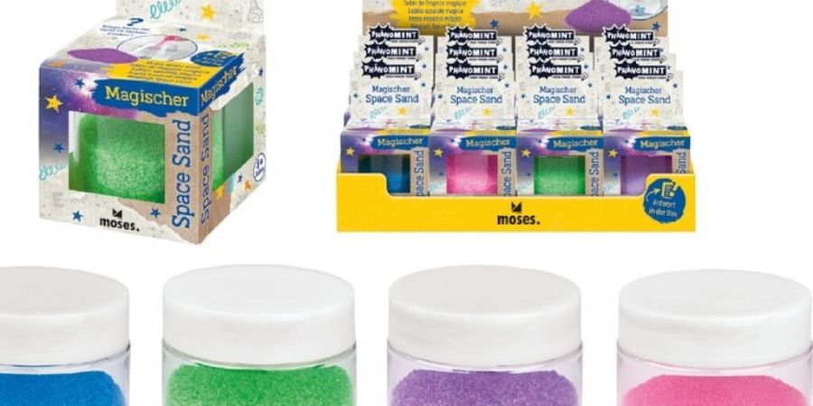 Der magische Sand könnte Aspest-Spuren enthalten.