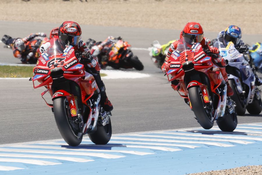 Ducati MotoGP Bagnaia Márquez