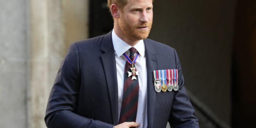 ARCHIV - Der britische Prinz Harry. Foto: Kirsty Wigglesworth/AP/dpa/Archivbild
