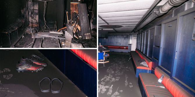 FC Basel Kabine Brand