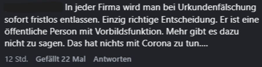 Der Entscheid sei nachvollziehbar.