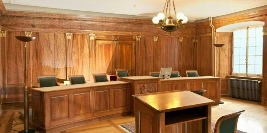 Ein Blick in den Saal des Bezirksgerichts Bremgarten AG zeigt: Die Gerichte im Kanton Aargau waren auch im vergangenen Jahr stark belastet.