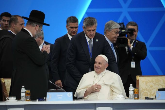 Papst Franziskus in Kasachstan Franziskus