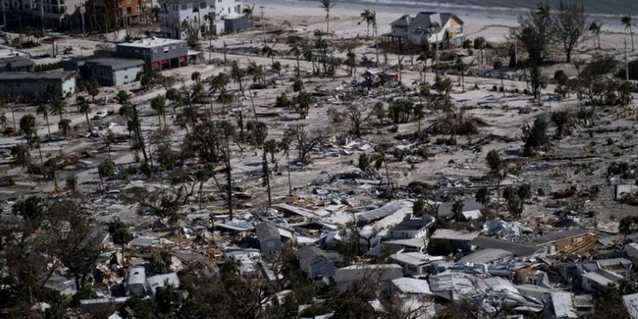 Fort Myers Beach in Florida nach Hurrikan «Ian».