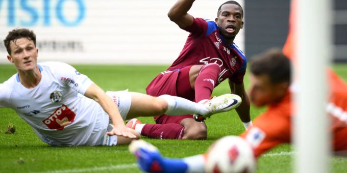 Dereck Kutesa bringt Servette nach einer halben Stunde in Führung. FC Luzern