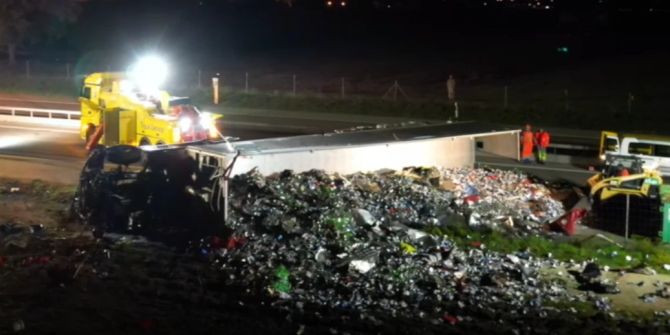 Niederbipp BE Unfall Sattelschlepper