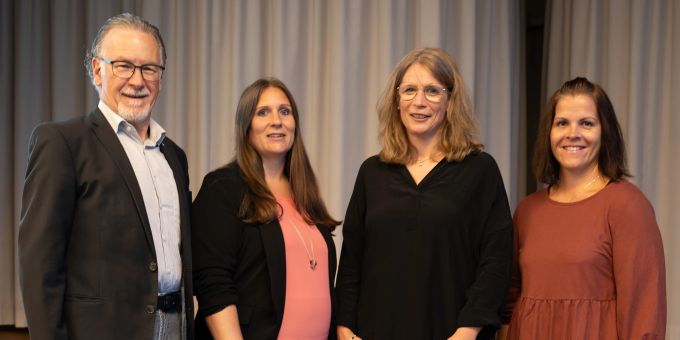 Stephan Betschen, Esther Schärli, Jolanda Stadelmann und Alexandra Barmet. Gemeinde Buchrain