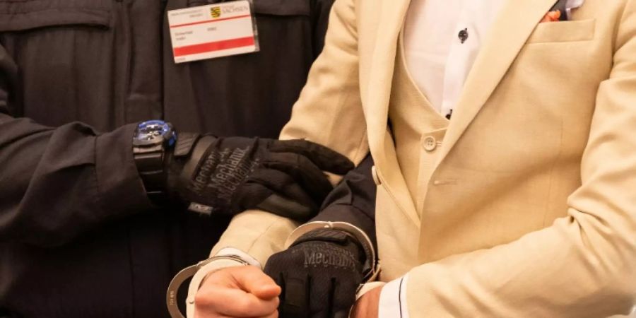 Der Angeklagte Alaa S. an einem früheren Prozesstag