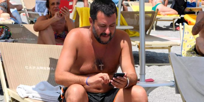 Salvini auf Sommertour