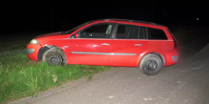 Nach Unfall vorläufig festgenommen