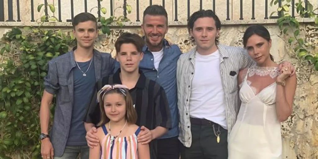 David Beckham Zeigt Seltenes Familienfoto