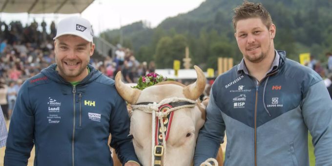 Schwingen Schlussgang Gestellt Kampf Und Zenger Siegen