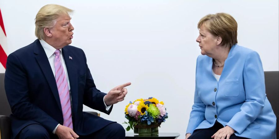 donald trump angela merkel